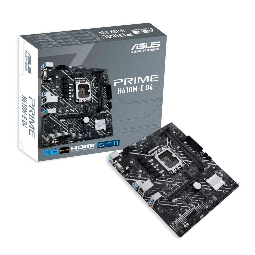 ASUS PRIME H610M E D4 12TH GEN SUPPORTED