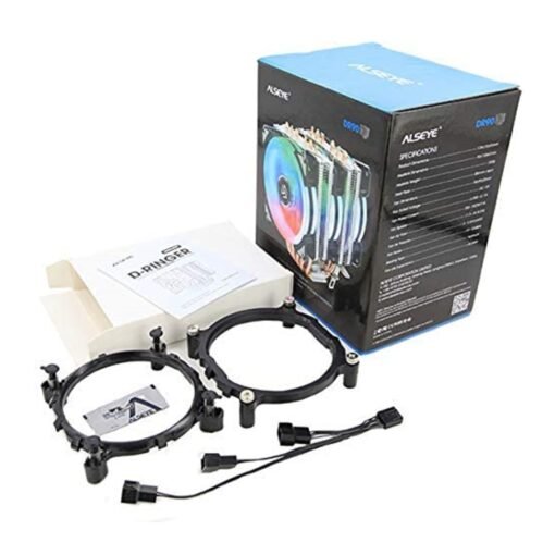 ALSEYE DR90 RGB CPU Cooler with 3 90mm PWM Fans
